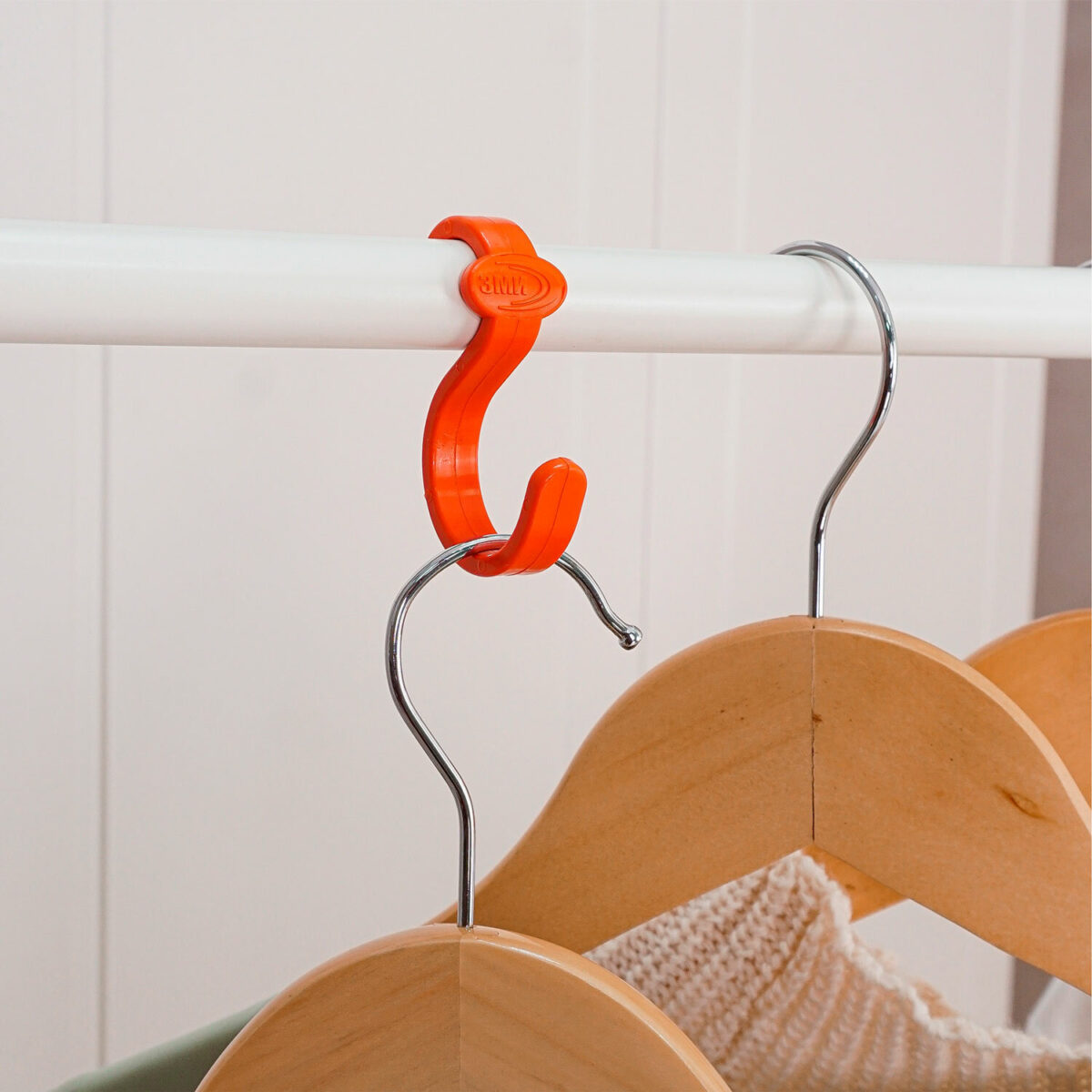 Вешалка для плечиков "Радуга-2", 1520х820х390 мм, передвижная, металл, белая, ВНП 299 Б — изображение 5