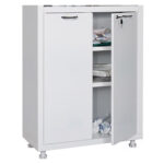 Шкаф медицинский 2-створчатый HILFE "МД 2 1670/SG" 1755х700х320 мм, стекло, белый, S26199203509 — изображение 4