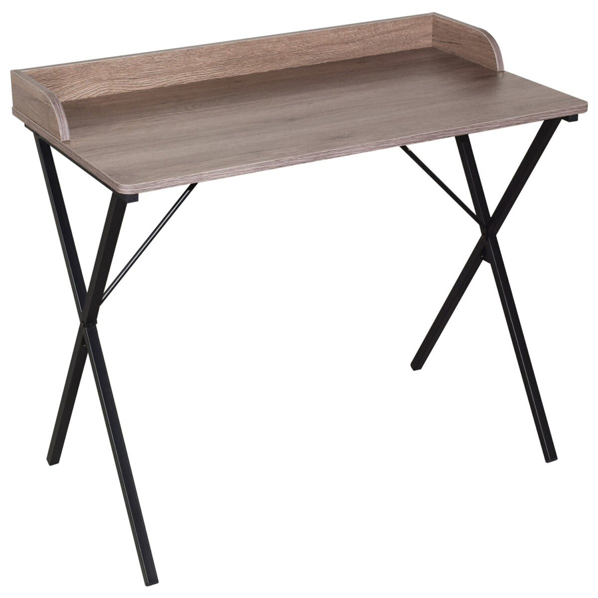 Стол на металлокаркасе BRABIX "LOFT CD-008", 900х500х780 мм, цвет морёный дуб, 641863 — изображение 1