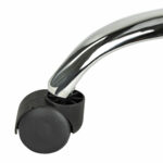 Кресло стул BRABIX "Eames MG-310 CH", хром, пластик черный, экокожа черная, 532925 — изображение 6