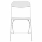 Стулья складные BRABIX "Golf CF-002", КОМПЛЕКТ 4 шт., белый каркас, пластик белый, 533031 — изображение 4
