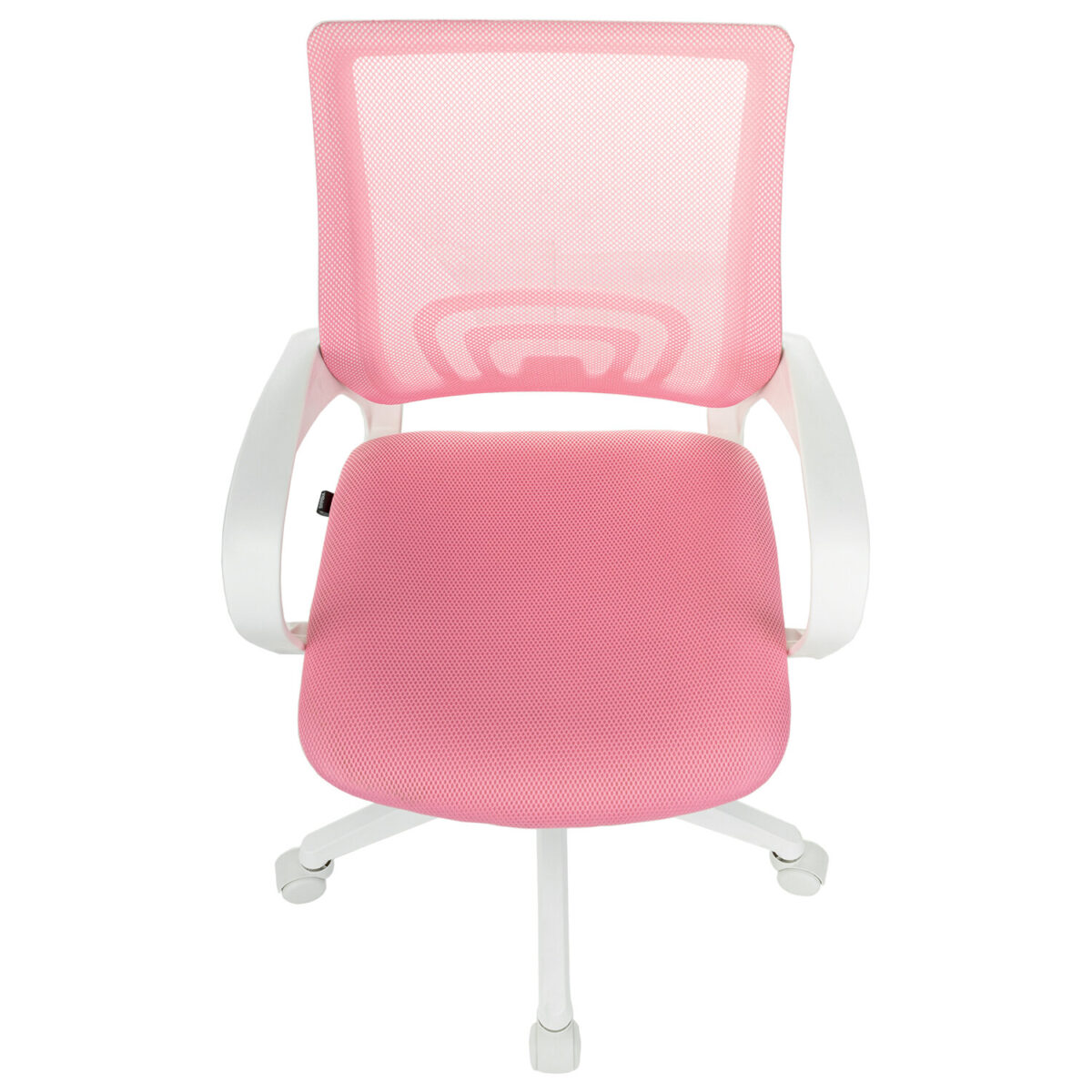 Кресло BRABIX "Fly MG-396W", с подлокотниками, пластик белый, сетка, розовое, 533008 — изображение 9