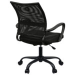 Кресло BRABIX "Cargo MG-391", до 130 кг, пятилучие металлическое, ткань/сетка, черное, 532786 — изображение 5