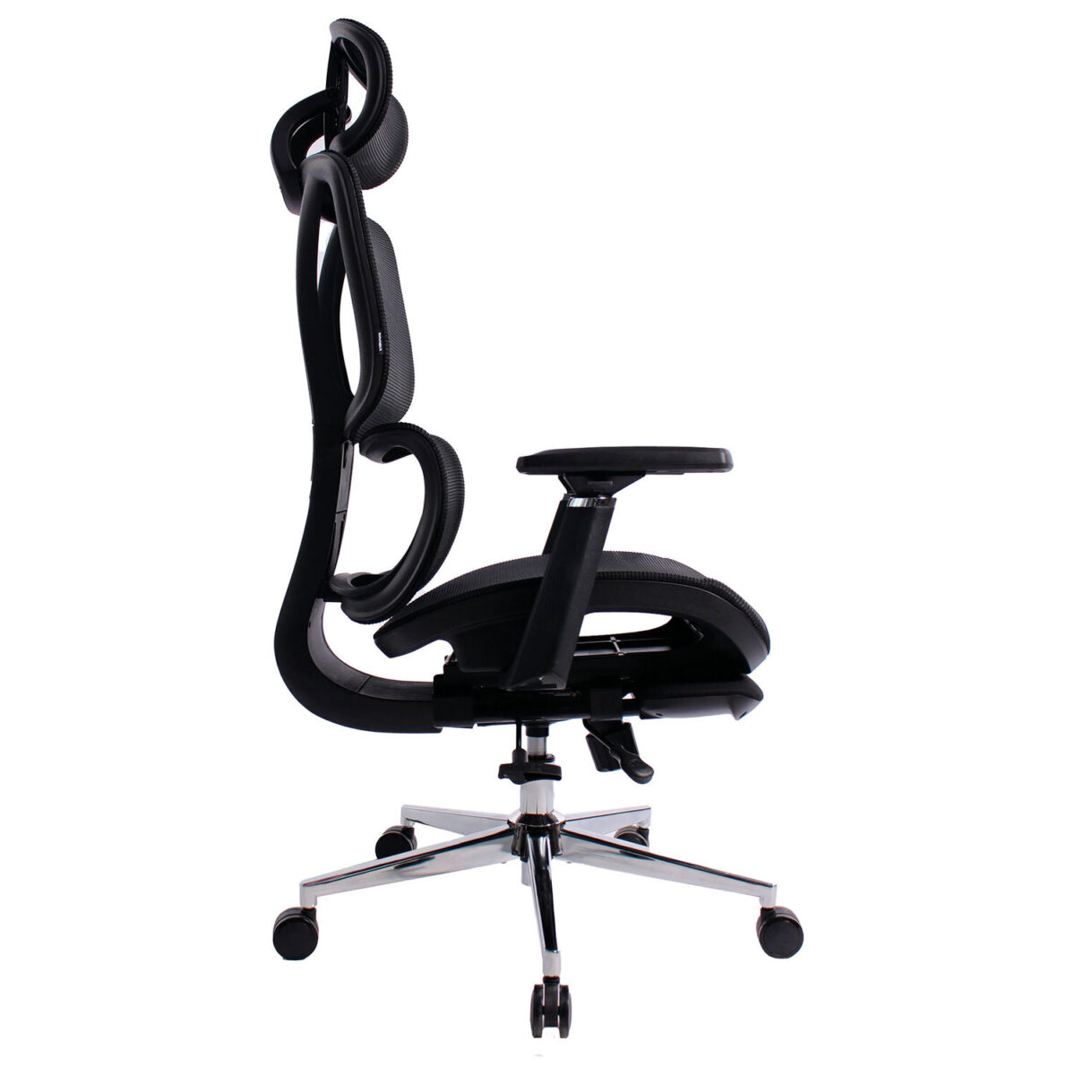 Кресло BRABIX PREMIUM "Evolution ER-700", подножка, слайдер, синхромеханизм, сетка, черное, 532947 — изображение 4