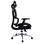 Кресло BRABIX PREMIUM "Evolution ER-700", подножка, слайдер, синхромеханизм, сетка, черное, 532947 — изображение 4