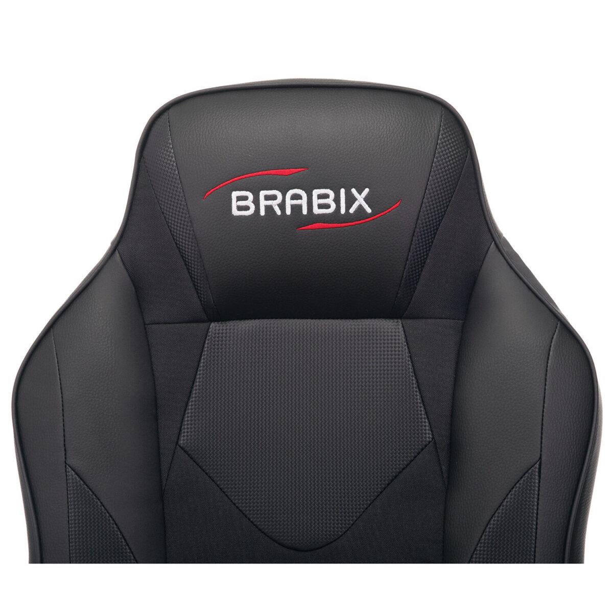 Кресло компьютерное BRABIX "Game GM-017", экокожа/ткань, черное, 532641, GM-017_532641 — изображение 5