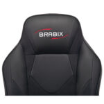 Кресло компьютерное BRABIX "Game GM-017", экокожа/ткань, черное, 532641, GM-017_532641 — изображение 5