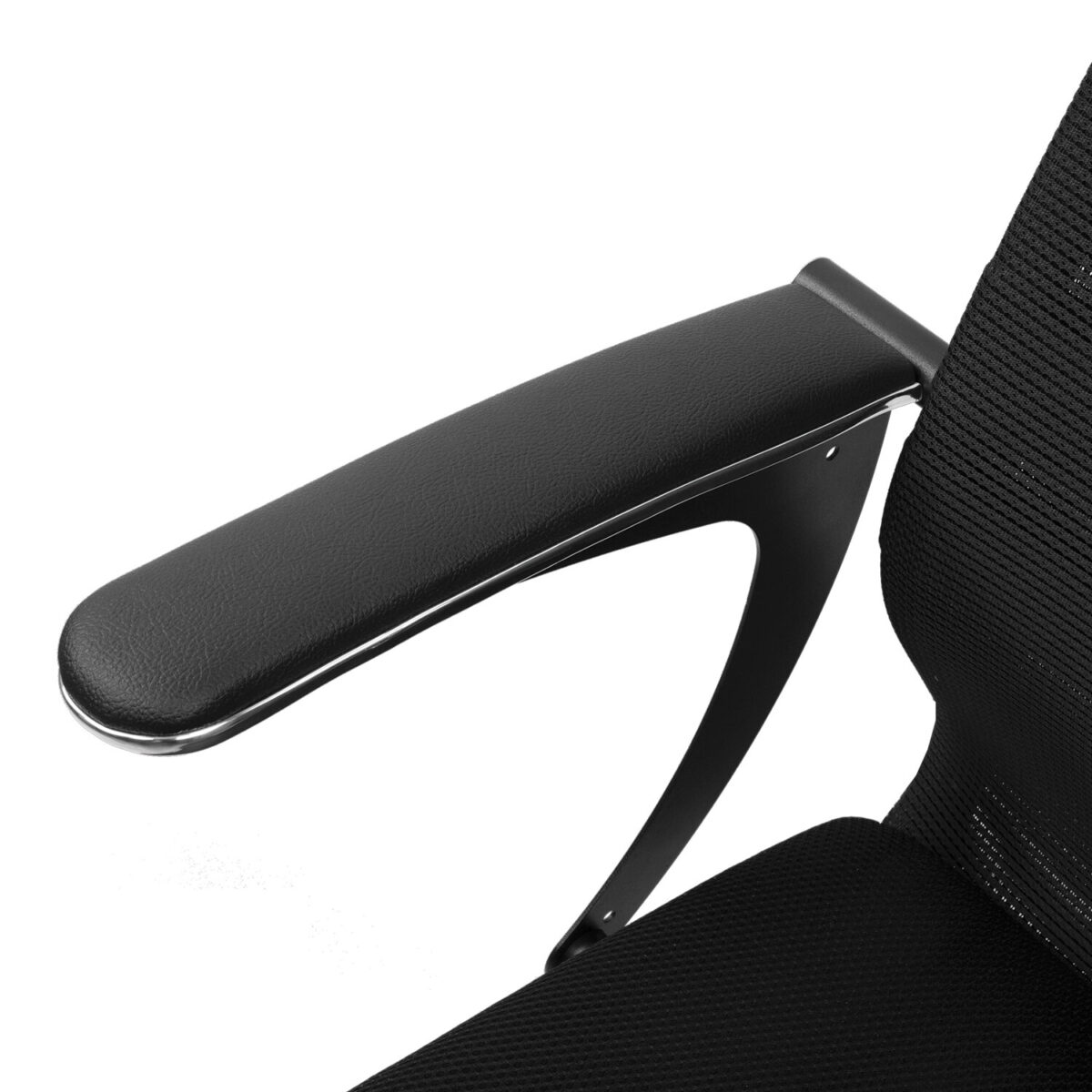 Кресло BRABIX PREMIUM "Ultimate EX-801" хром, плотная двойная сетка Х2, черное, 532917 — изображение 8