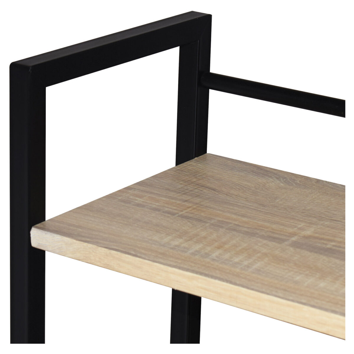 Стол на металлокаркасе BRABIX "LOFT CD-005",1200х520х1200 мм, 3 полки, цвет дуб натуральный, 641223 — изображение 6