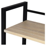 Стол на металлокаркасе BRABIX "LOFT CD-005",1200х520х1200 мм, 3 полки, цвет дуб натуральный, 641223 — изображение 6