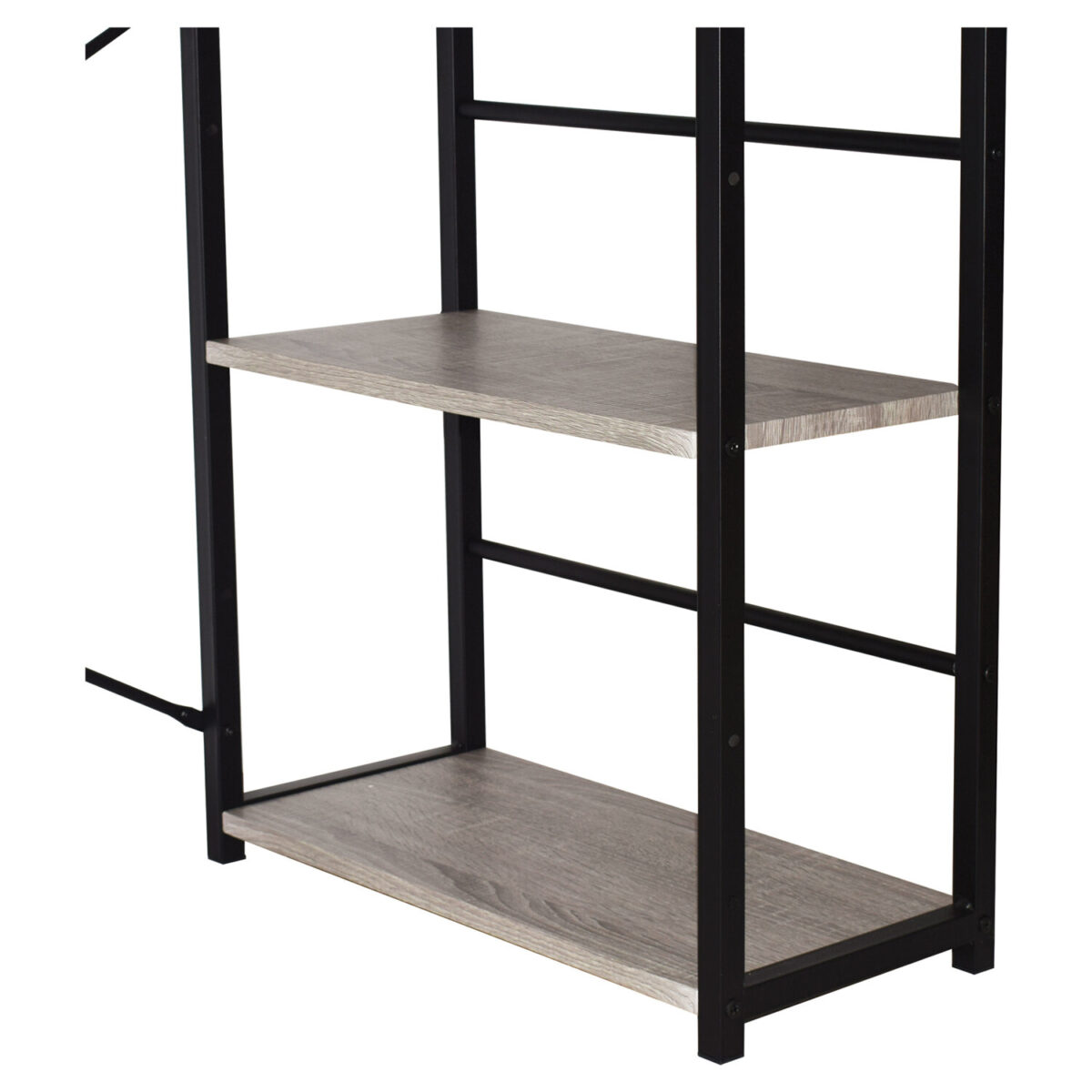 Стол на металлокаркасе BRABIX "LOFT CD-005", 1200х520х1200 мм, 3 полки, цвет дуб антик, 641222 — изображение 7