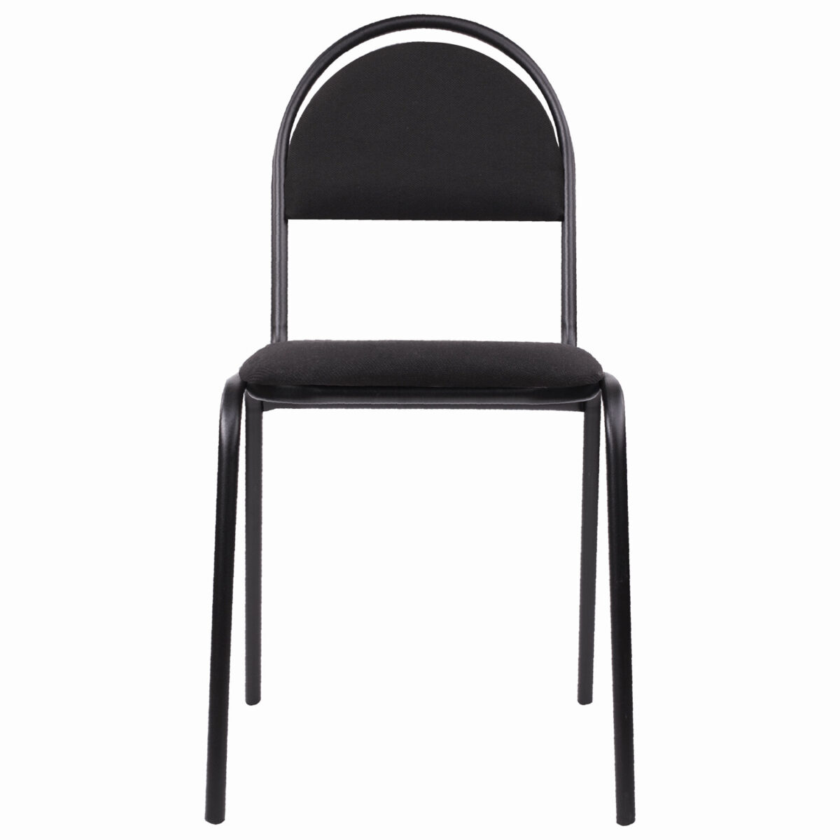 Стул для посетителей РС00М, черный каркас, ткань черная — изображение 2
