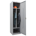 Шкаф металлический для одежды BRABIX "LK 11-50", УСИЛЕННЫЙ, 2 отделения, 1830х500х500 мм, 22 кг, 291132, S230BR404102 — изображение 5