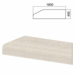 Экран-перегородка к столам "Арго", шириной 1600 мм, ясень шимо