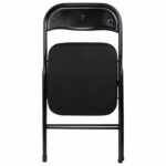 Стул складной BRABIX "Golf CF-007", чёрный каркас, чёрная ткань, гофрокороб, 533025 — изображение 8