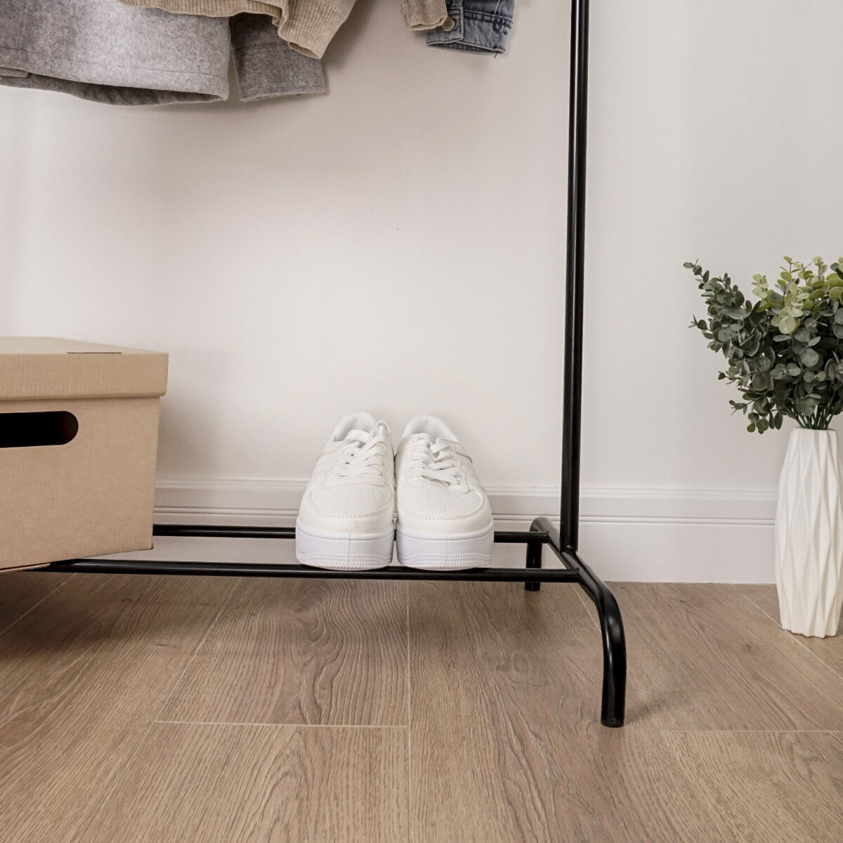 Вешалка для плечиков "Радуга-1", 1500х820х390 мм, металл, черная, ВНП 298 Ч — изображение 5