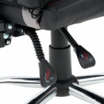 Кресло компьютерное CROMEX (КРОМЕКС) "Quantum GM-155 RGB", подсветка, две подушки, экокожа, черное/красное/серое, 532955 — изображение 16