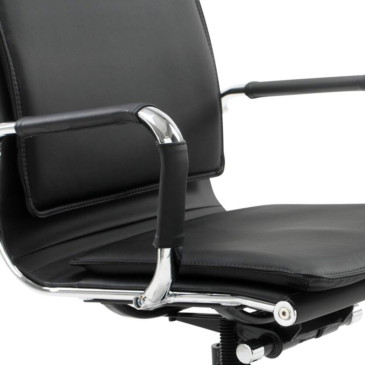 Кресло офисное BRABIX "Cube EX-523", экокожа, хром, черное, 531946 — изображение 11