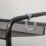 Полка для обуви "Женева-33", 865х270х600 мм, 3 полки, металл, чёрная, ПДО Ж33 Ч — изображение 5