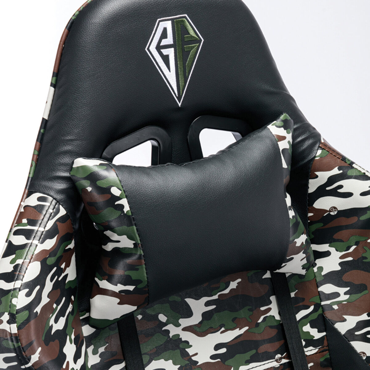 Кресло компьютерное BRABIX "Military GM-140", две подушки, экокожа, черное с рисунком милитари, 532802 — изображение 10