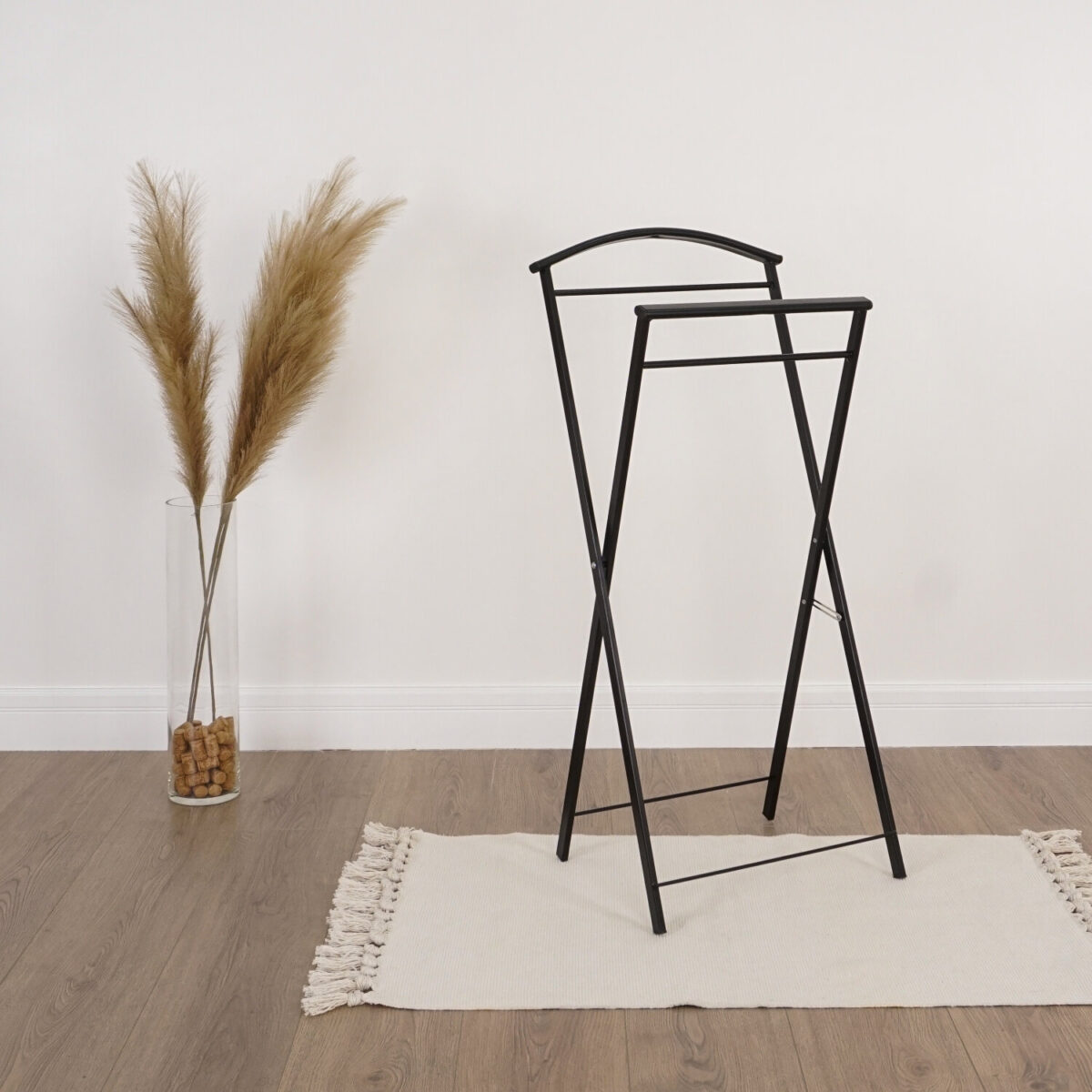 Вешалка-стойка костюмная "Контур", 980х440х310 мм, металл, черная, ВНП 367 Ч — изображение 7