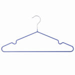 Вешалки-плечики, размер 48-50, КОМПЛЕКТ 10 шт., металл/ПВХ, перекладина, цвет синий, BRABIX "Стандарт", 601166 — изображение 6