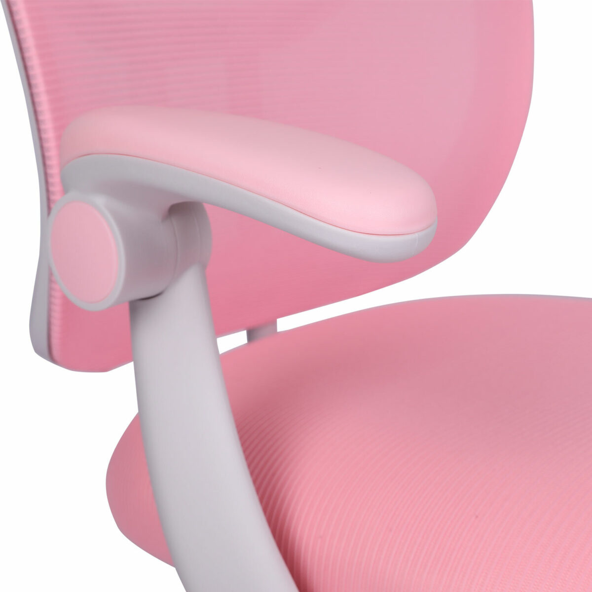 Кресло детское с подставкой для ног BRABIX "Toy MG-205", сетка/ткань TW, розовое, 533151 — изображение 11