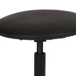 Стул кресло кассира, ресепшен РС37, на винте, без подлокотников, кожзам, черное — изображение 8