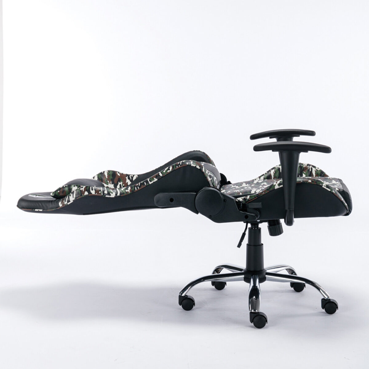 Кресло компьютерное BRABIX "Military GM-140", две подушки, экокожа, черное с рисунком милитари, 532802 — изображение 9