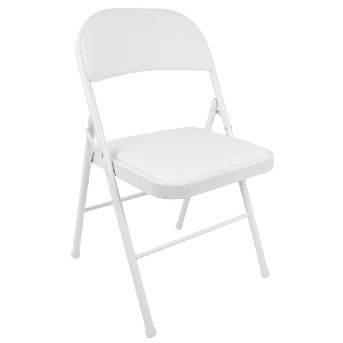 Стул складной BRABIX "Golf Plus CF-003 КОМФОРТ", белый каркас, кожзам белый, 532888 — изображение 1