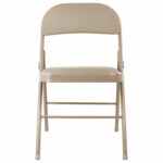 Стул складной BRABIX "Golf Plus CF-003 Комфорт", бежевый каркас, кожзам бежевый, 531567 — изображение 4