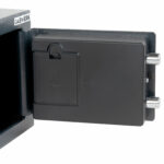 Сейф мебельный DASWERK (ДАСВЕРК) SC-170EL (170х230х170 мм), электронный замок, графит, 291338 — изображение 6