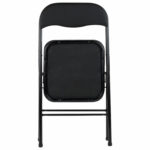 Стул складной BRABIX "Golf CF-007", черный каркас, кожзам черный, гофрокороб, 533024 — изображение 9