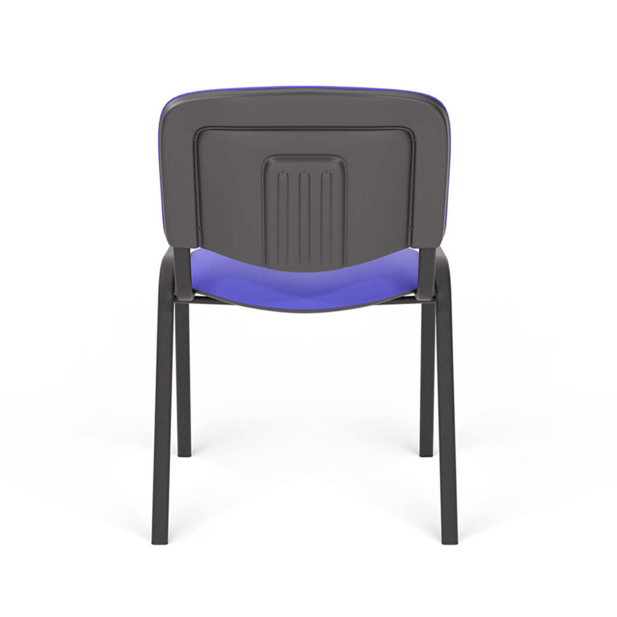 Стул для персонала и посетителей "ИЗО", черный каркас, ткань синяя, В-10/С-06 — изображение 6