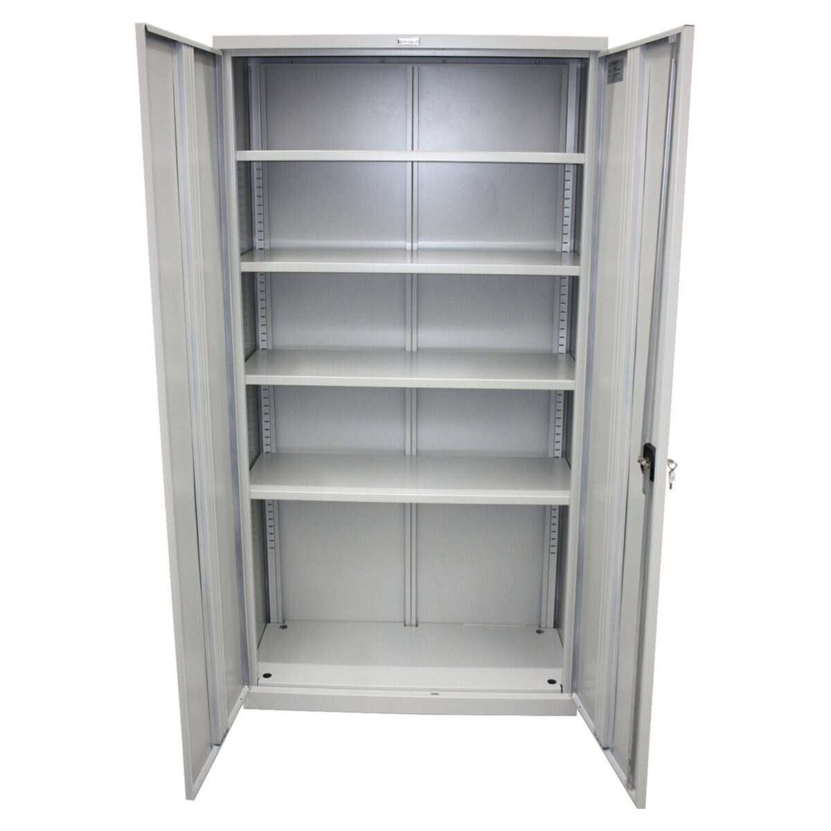 Шкаф металлический офисный BRABIX "MK 18/91/46", 1830х915х460 мм, 47 кг, 4 полки, разборный, 291136, S204BR180202 — изображение 3