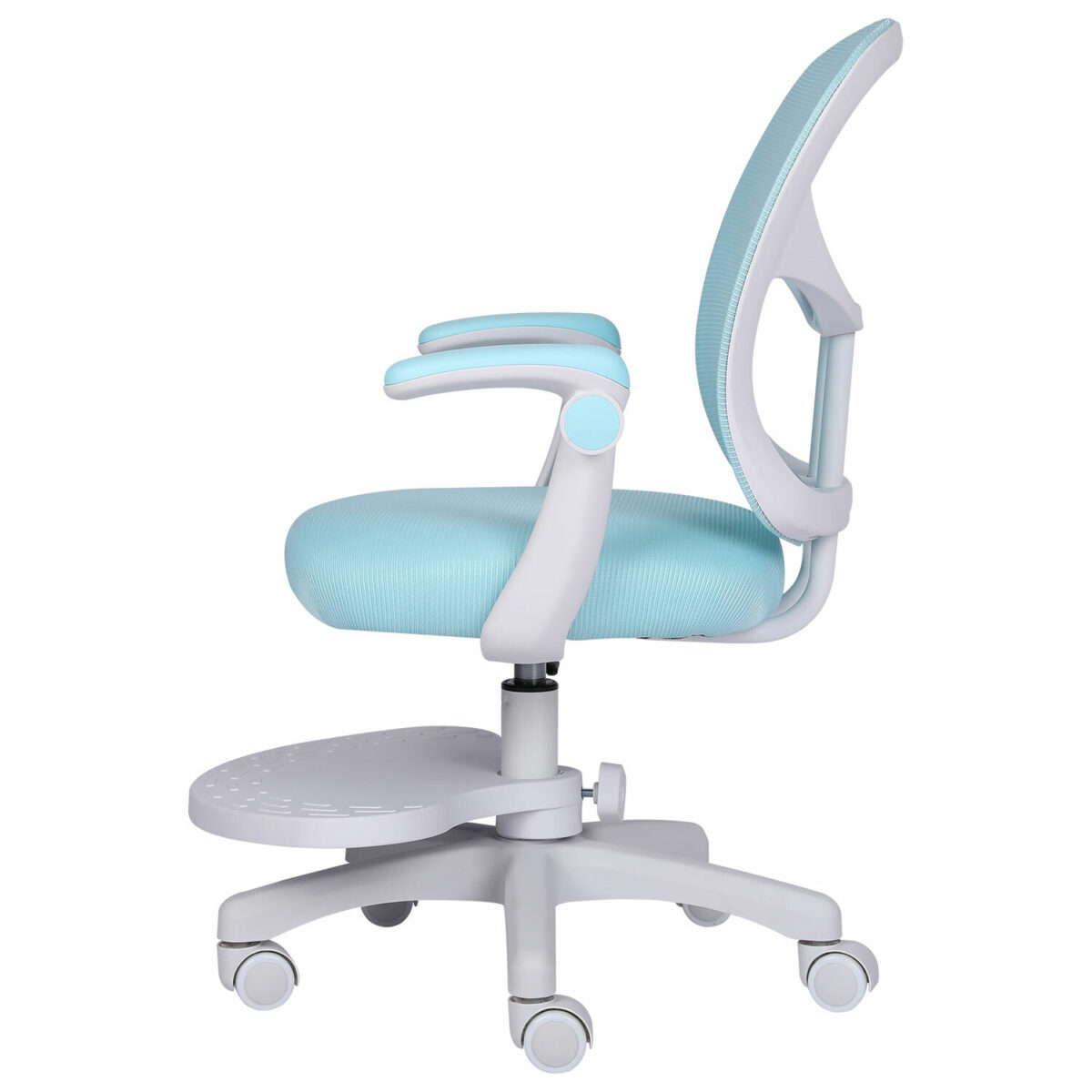 Кресло детское с подставкой для ног BRABIX "Toy MG-205", сетка/ткань TW, голубое, 533152 — изображение 13