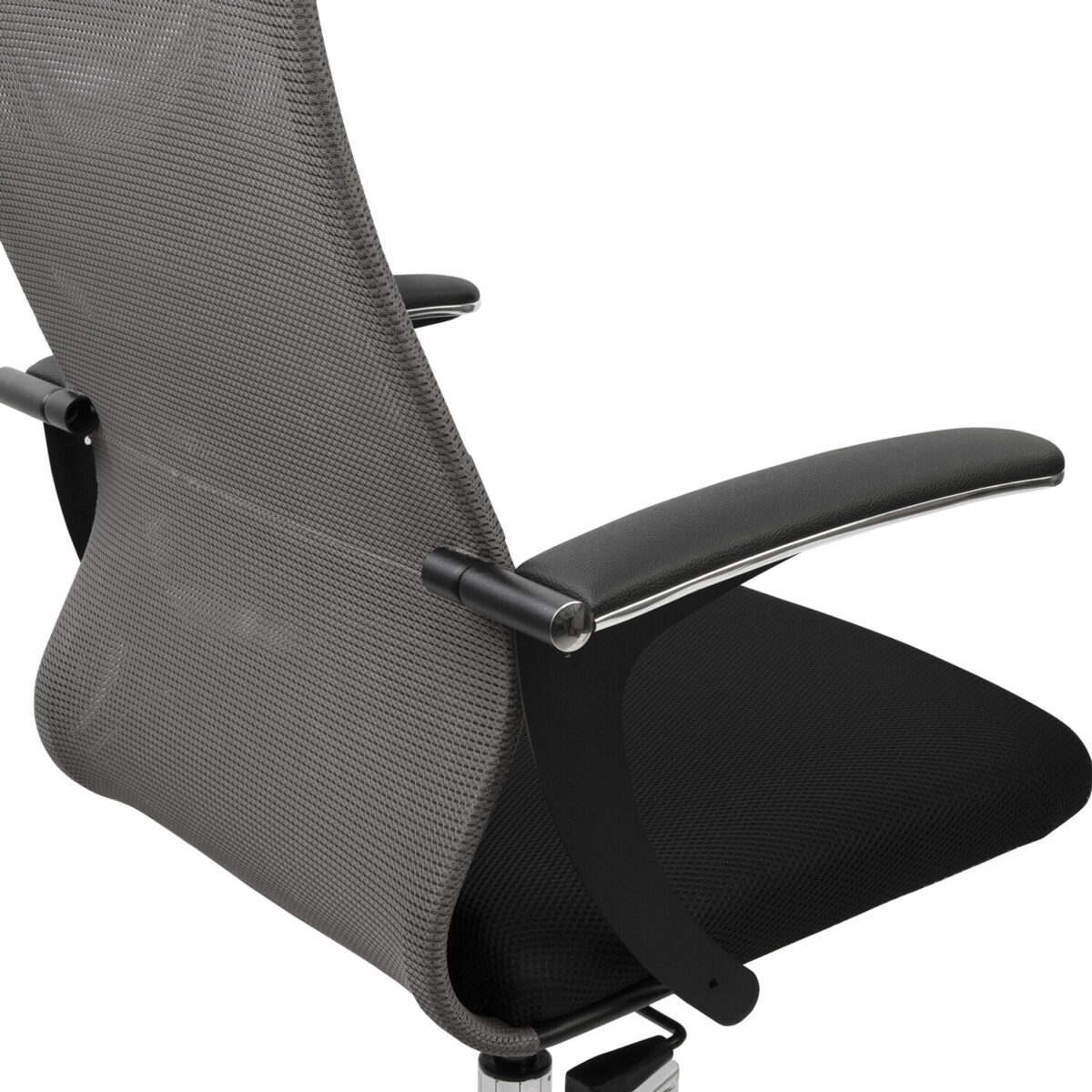 Кресло офисное BRABIX PREMIUM "Ultimate EX-801" хром, плотная двойная сетка Х2, черное/серое, 532918 — изображение 14