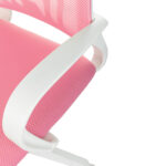 Кресло BRABIX "Fly MG-396W", с подлокотниками, пластик белый, сетка, розовое, 533008 — изображение 7