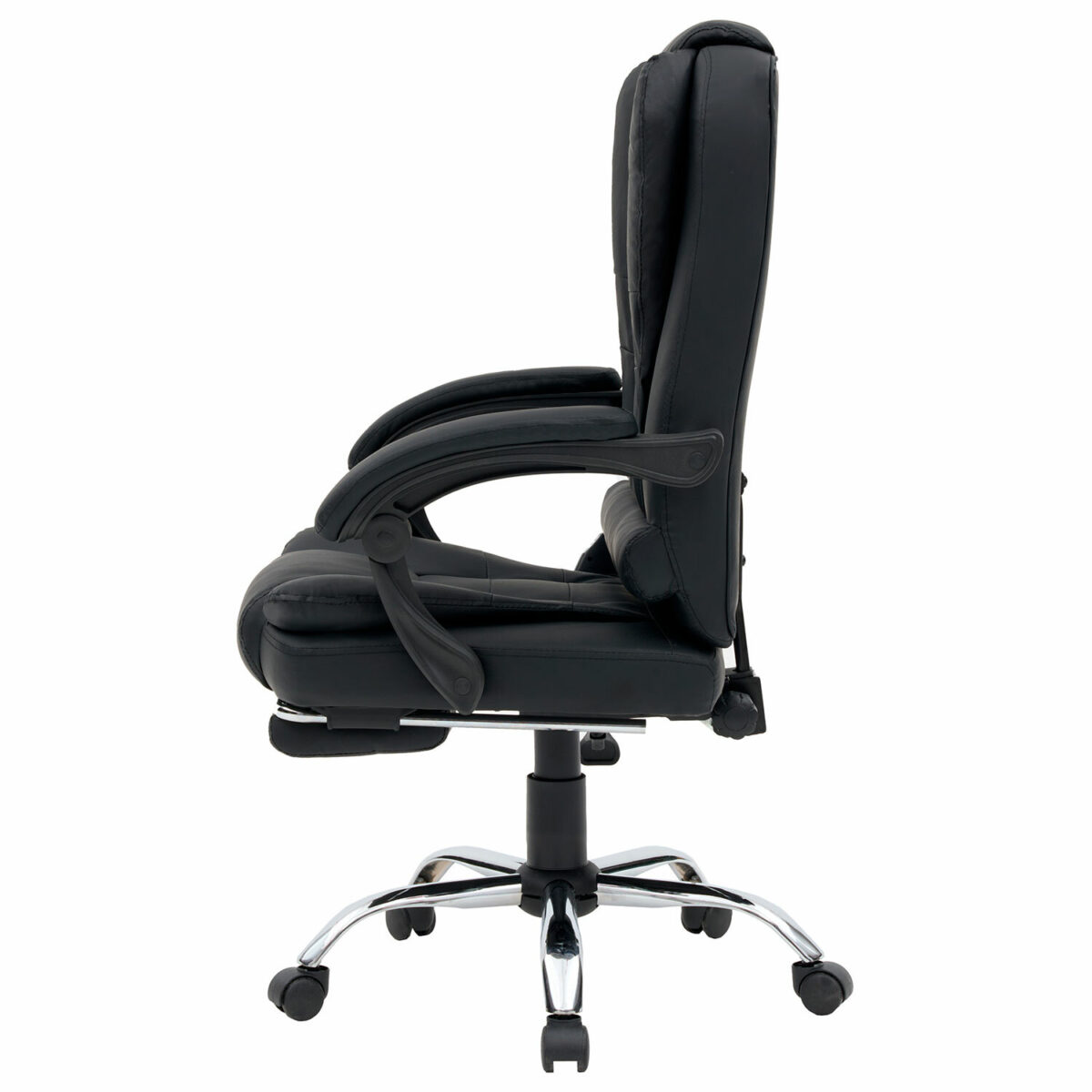 Кресло офисное CROMEX (КРОМЕКС) "Lounge MS-007", подножка, 6 массажных модулей, экокожа, черное, 532960 — изображение 9