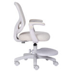 Кресло детское с подставкой для ног BRABIX "Sky MG-206", велюр, бежевое, 533156 — изображение 3