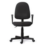 Кресло "Prestige", с подлокотниками, черное — изображение 3