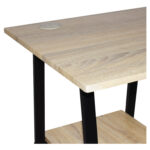 Стол на металлокаркасе BRABIX "LOFT CD-006", 1200х500х730 мм, 2 полки, цвет дуб натуральный, 641226 — изображение 6