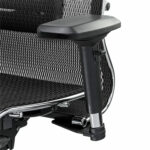 Кресло офисное МЕТТА "SAMURAI" S-3, с подголовником, сверхпрочная ткань-сетка, черное — изображение 10