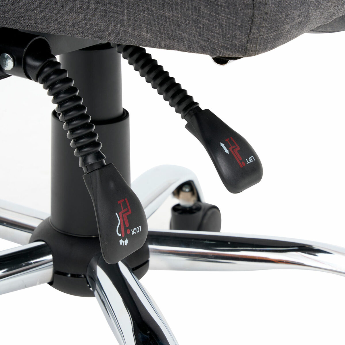 Кресло офисное CROMEX (КРОМЕКС) "Chill MS-005", с функцией вибромассажа, подножка, ткань, серое, 532959 — изображение 16