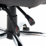 Кресло офисное CROMEX (КРОМЕКС) "Chill MS-005", с функцией вибромассажа, подножка, ткань, серое, 532959 — изображение 16