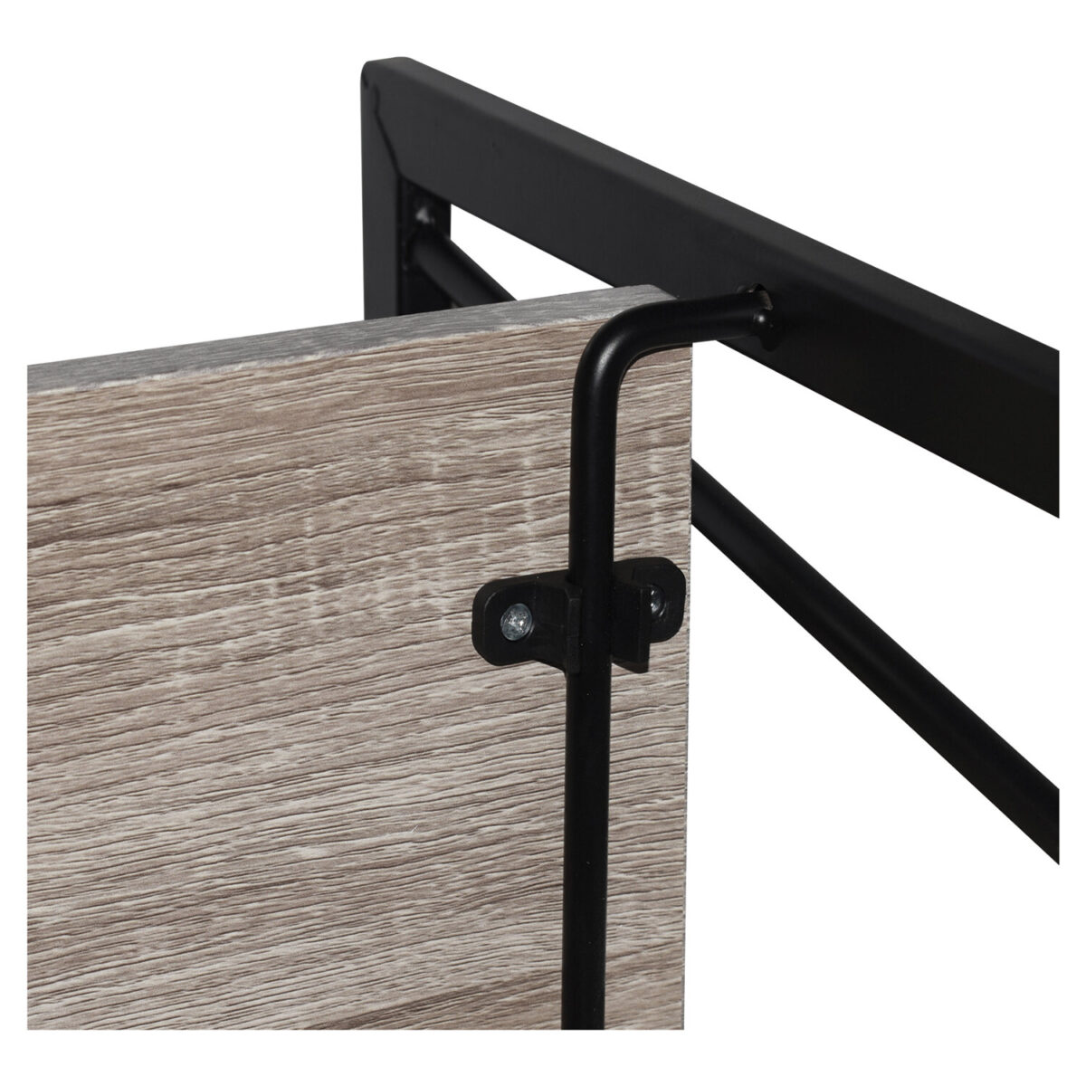 Стеллаж на металлокаркасе BRABIX "LOFT SH-001", 600х300х1250 мм, складной, цвет дуб антик, 641229 — изображение 9