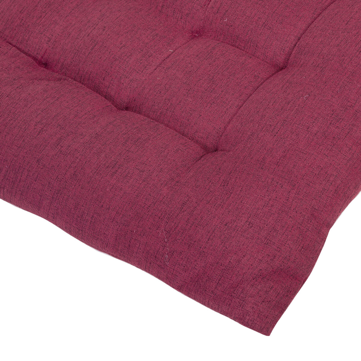 Подушка на стул "РОГОЖКА", 40x40 см, полиэстер, бордовая, PRIMILA (ПРИМИЛА) LUX, 700502 — изображение 4