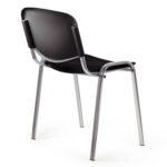 Стул STAFF "Iso Plast CF-009", хром каркас, пластик черный, 532571 — изображение 5