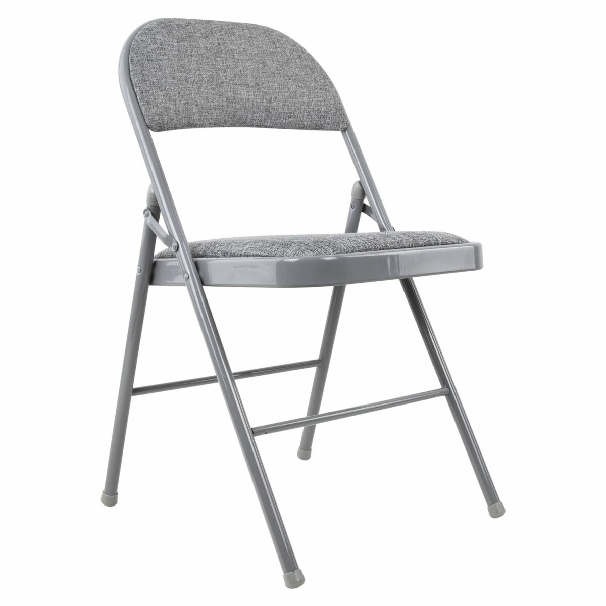 Стул складной BRABIX "Golf Plus CF-003 КОМФОРТ", серый каркас, серая ткань, 532890 — изображение 2