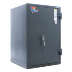 Сейф взломостойкий 1 класс VALBERG "Кварцит-65Т", 655х440х430 мм, 150 кг, ключевой замок, трейзер — изображение 4